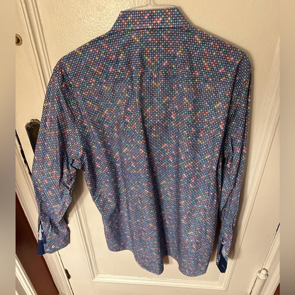 Bugatchi long-sleeved button down casual shirt Size XL. - Picture 2 of 3